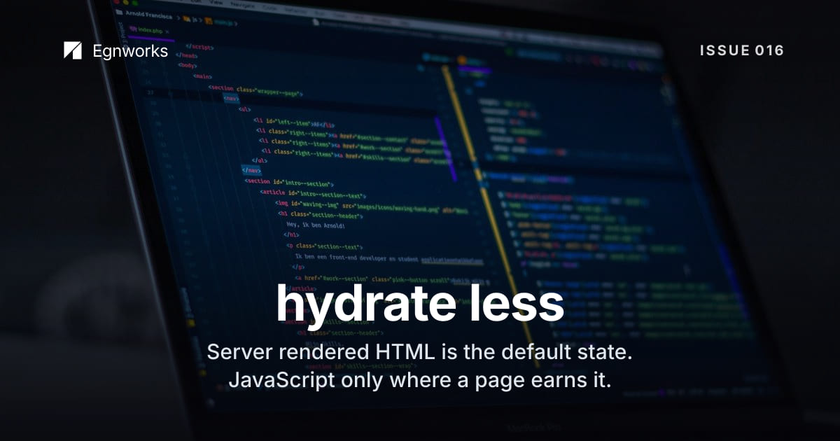 Islands Architecture for Modern Web Applications